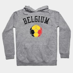 Belgium Soccer Team Heritage Flag Hoodie